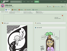 Tablet Screenshot of little-tree.deviantart.com