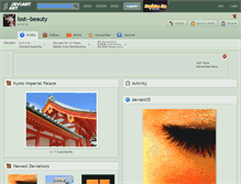 Tablet Screenshot of lost--beauty.deviantart.com