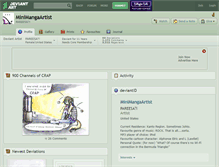 Tablet Screenshot of minimangaartist.deviantart.com