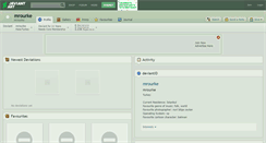 Desktop Screenshot of mrourke.deviantart.com