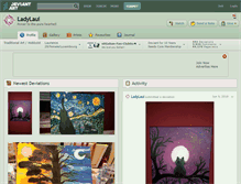 Tablet Screenshot of ladylaui.deviantart.com