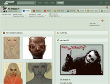 Tablet Screenshot of n-artist-n.deviantart.com