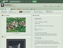 Tablet Screenshot of bcbdrums.deviantart.com