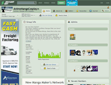 Tablet Screenshot of animemangacosplay.deviantart.com