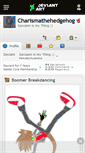 Mobile Screenshot of charismathehedgehog.deviantart.com