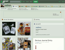 Tablet Screenshot of neslihans.deviantart.com
