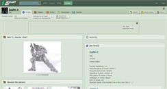 Desktop Screenshot of dark-x.deviantart.com