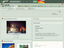 Tablet Screenshot of hermik.deviantart.com