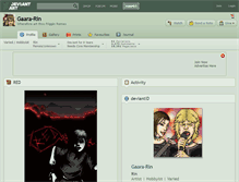 Tablet Screenshot of gaara-rin.deviantart.com