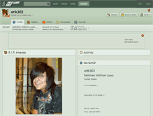 Tablet Screenshot of orik302.deviantart.com