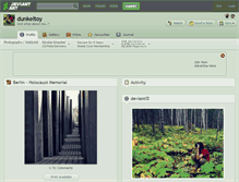 Tablet Screenshot of dunkeltoy.deviantart.com