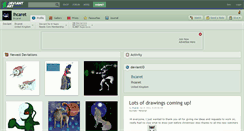 Desktop Screenshot of ihcaret.deviantart.com