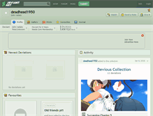 Tablet Screenshot of deadhead1950.deviantart.com