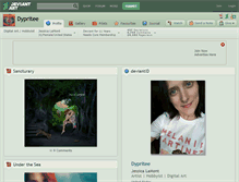 Tablet Screenshot of dypritee.deviantart.com