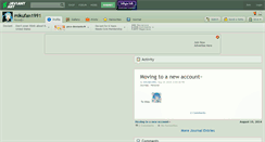 Desktop Screenshot of mikufan1991.deviantart.com