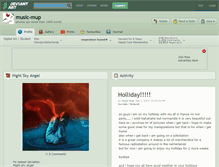 Tablet Screenshot of music-mup.deviantart.com