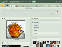 Tablet Screenshot of dabiga.deviantart.com