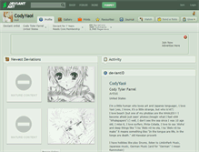 Tablet Screenshot of codyyaoi.deviantart.com