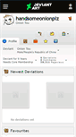 Mobile Screenshot of handsomeonionplz.deviantart.com