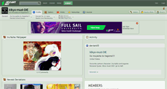 Desktop Screenshot of kikyo-must-die.deviantart.com