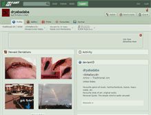 Tablet Screenshot of dryabadaba.deviantart.com