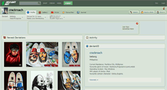 Desktop Screenshot of crackroach.deviantart.com