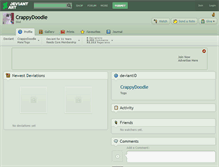 Tablet Screenshot of crappydoodle.deviantart.com