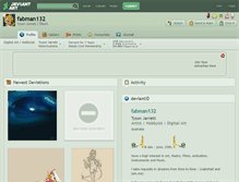 Tablet Screenshot of fabman132.deviantart.com