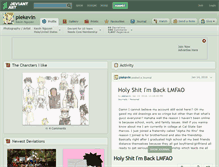 Tablet Screenshot of piekevin.deviantart.com