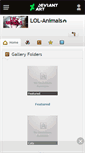 Mobile Screenshot of lol-animals.deviantart.com