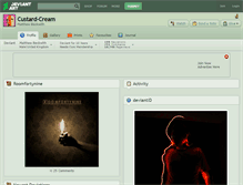 Tablet Screenshot of custard-cream.deviantart.com