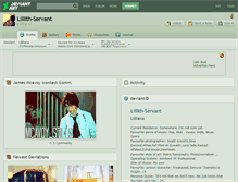 Tablet Screenshot of lillith-servant.deviantart.com