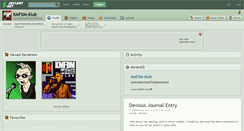 Desktop Screenshot of kmfdm-klub.deviantart.com