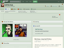Tablet Screenshot of kmfdm-klub.deviantart.com
