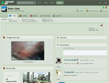 Tablet Screenshot of lena--chan.deviantart.com