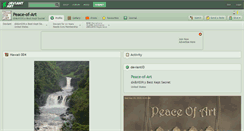 Desktop Screenshot of peace-of-art.deviantart.com