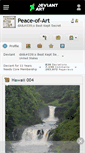 Mobile Screenshot of peace-of-art.deviantart.com