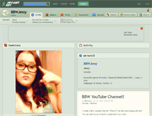 Tablet Screenshot of bbwjessy.deviantart.com