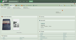 Desktop Screenshot of lateant.deviantart.com