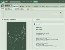 Tablet Screenshot of noiselife.deviantart.com