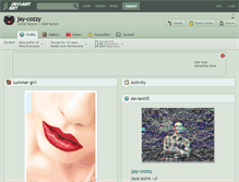 Tablet Screenshot of jay-cozzy.deviantart.com
