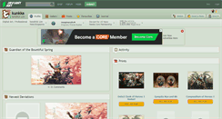 Desktop Screenshot of kunkka.deviantart.com