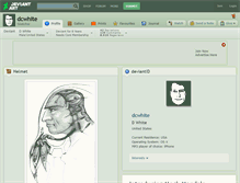 Tablet Screenshot of dcwhite.deviantart.com