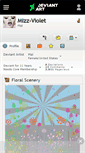 Mobile Screenshot of mizz-violet.deviantart.com