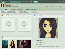 Tablet Screenshot of fuzziwigs.deviantart.com