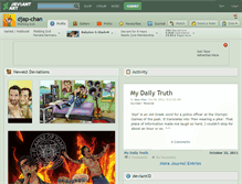 Tablet Screenshot of djap-chan.deviantart.com