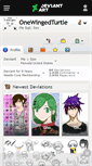 Mobile Screenshot of onewingedturtle.deviantart.com