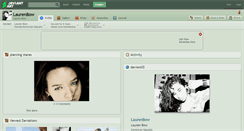 Desktop Screenshot of laurenbow.deviantart.com