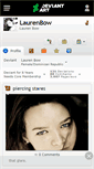 Mobile Screenshot of laurenbow.deviantart.com