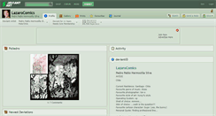 Desktop Screenshot of lazarocomics.deviantart.com